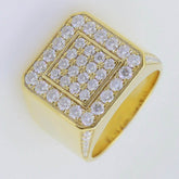 Men's Sterling Silver Semi Mount Setting Moissanite - Syzjewelry